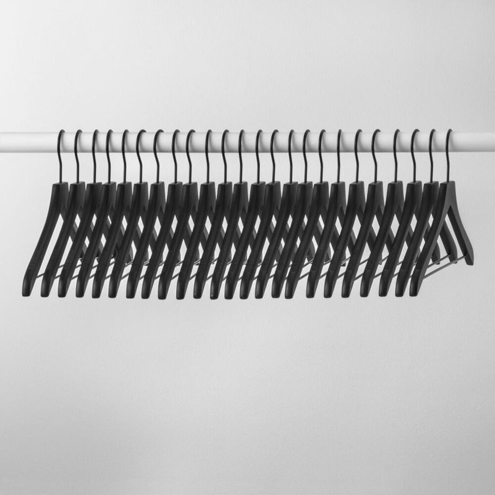 Brightroom - 24pk Wood Suit Hangers Black - Brightroom Black